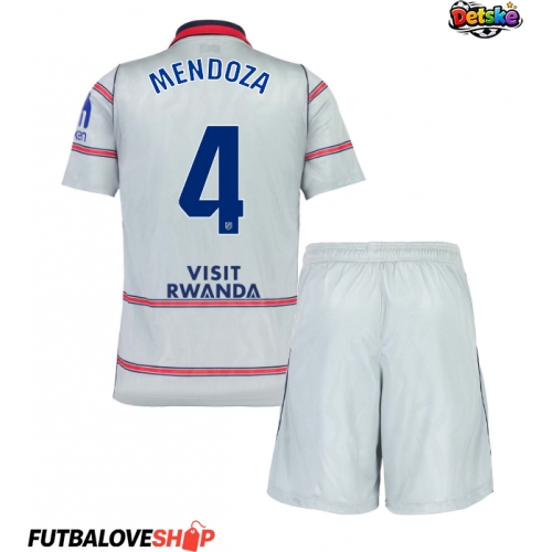 Dres Atletico Madrid Rodrigo Mendoza #4 Tretina pre deti 2026-27 Krátky Rukáv (+ trenírky)